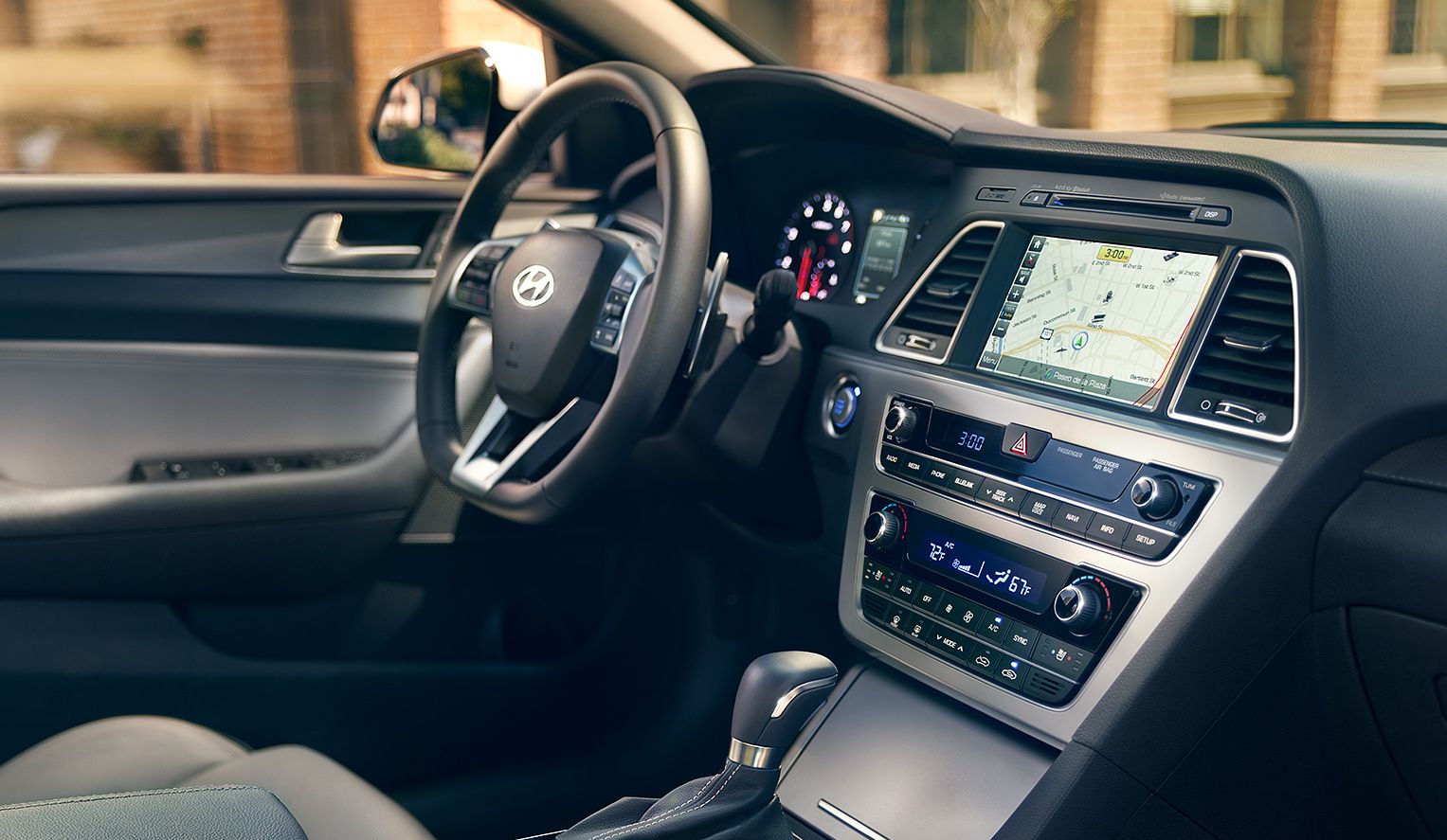 Interior of the Hyundai Sonata Interior of the Hyundai Sonata