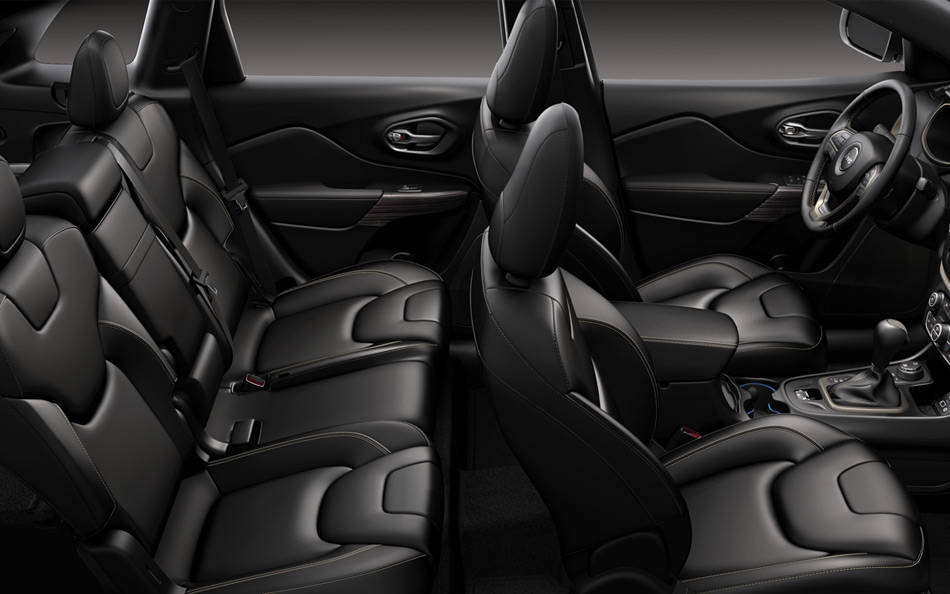 Interior of the Jeep Cherokee Interior of the Jeep Cherokee