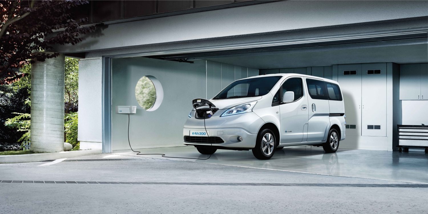 Nissan E-NV200 EVALIA 2018 exterieur | Aben en van de Schelde Nissan E-NV200 EVALIA 2018 exterieur | Aben en van de Schelde