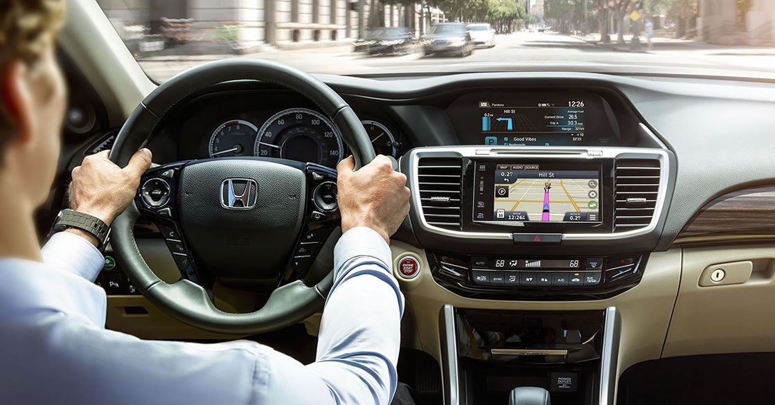 The 2017 Accord with the Honda Satellite-Linked Navigation System™ The 2017 Accord with the Honda Satellite-Linked Navigation System™