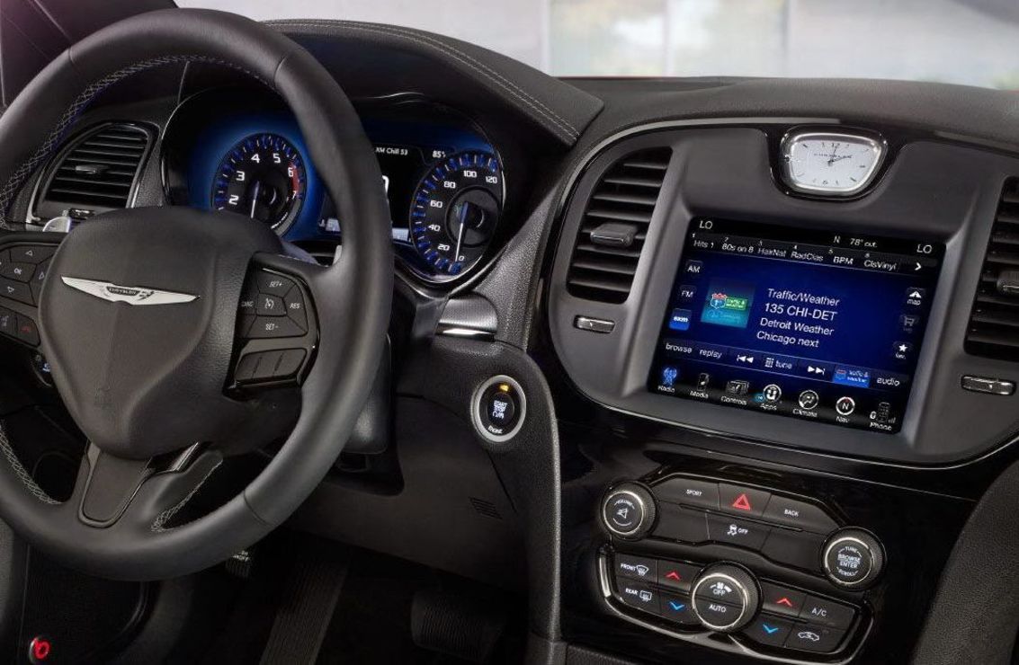 Interior of the Chrysler 300 Interior of the Chrysler 300