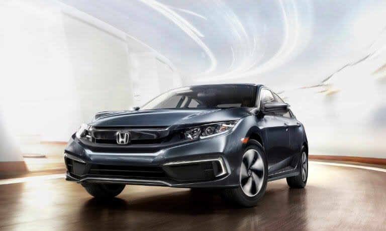 2019 Honda Civic exterior in light tunnel