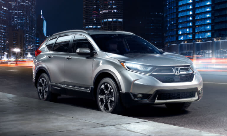 2019 Honda CR-V exterior downtown at night