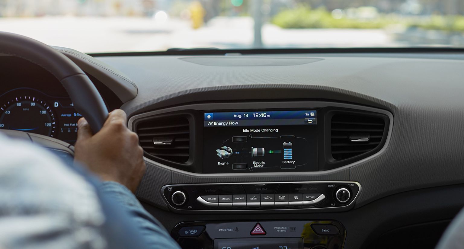 Driver-Assist Features in the 2017 Ioniq Hybrid