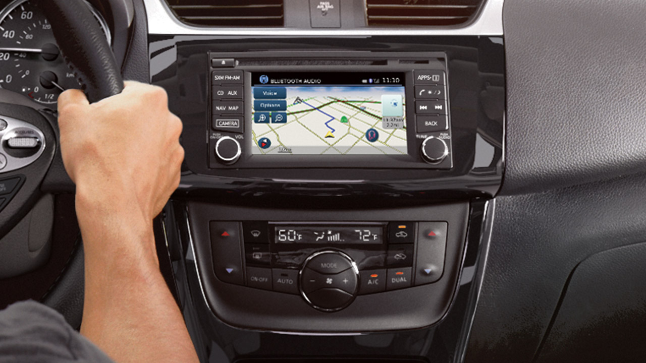 Navigation in the Nissan Sentra