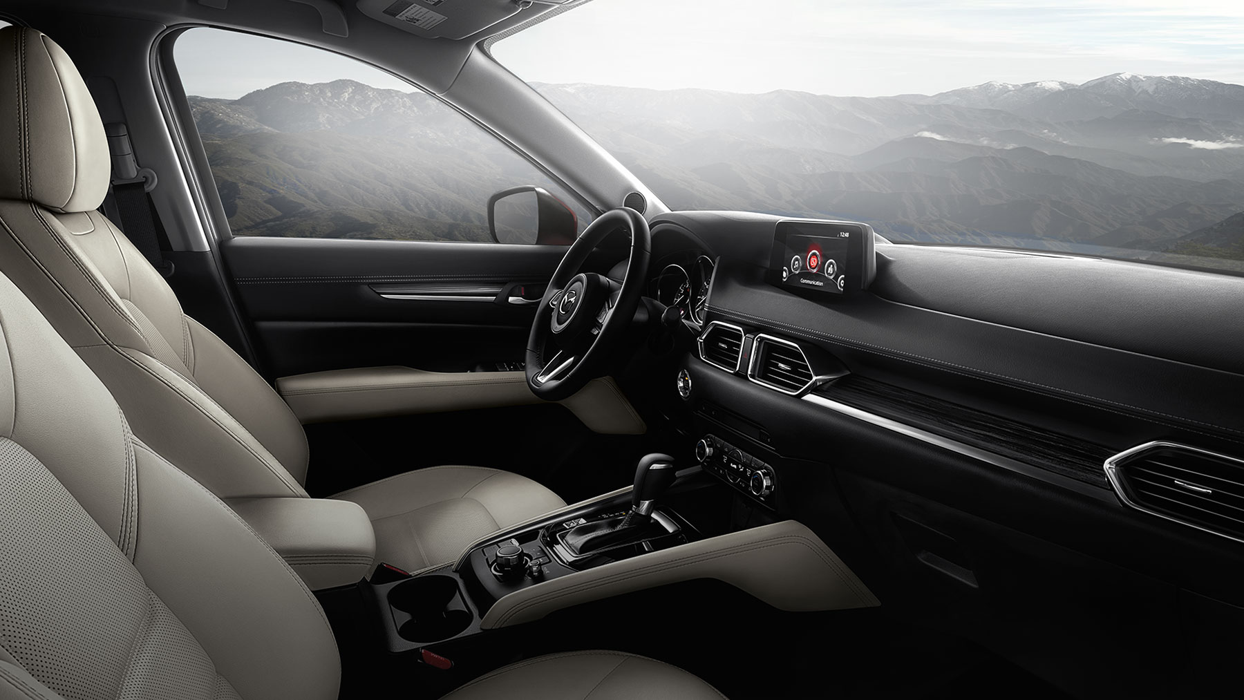 Interior of the 2017 CX-5