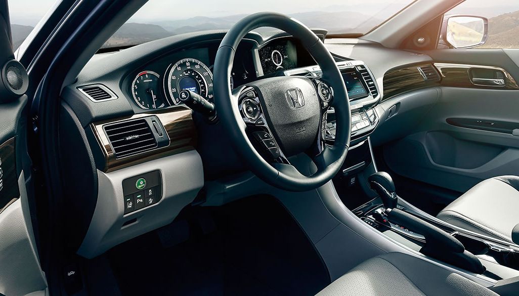Interior of the 2017 Accord