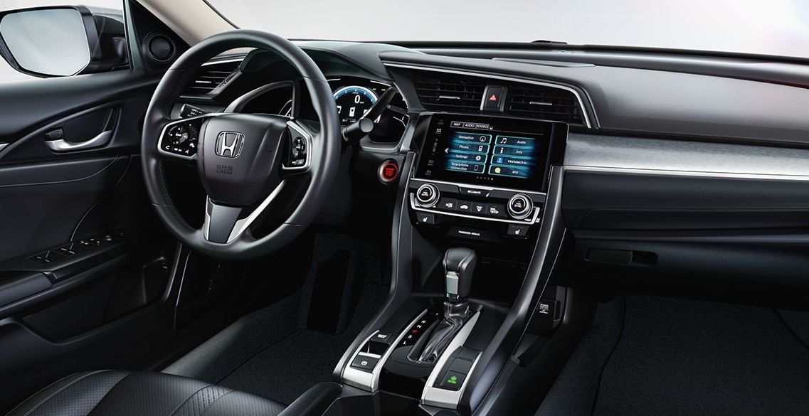 Interior of the 2017 Civic
