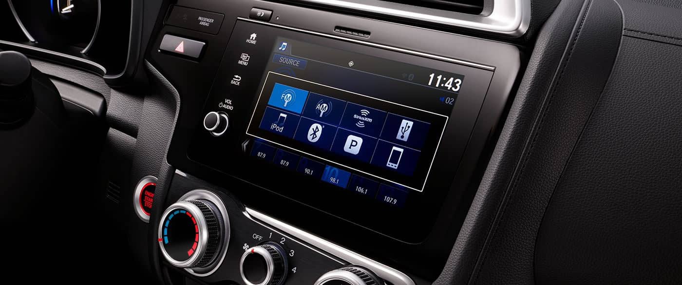 Interior of the 2017 Fit