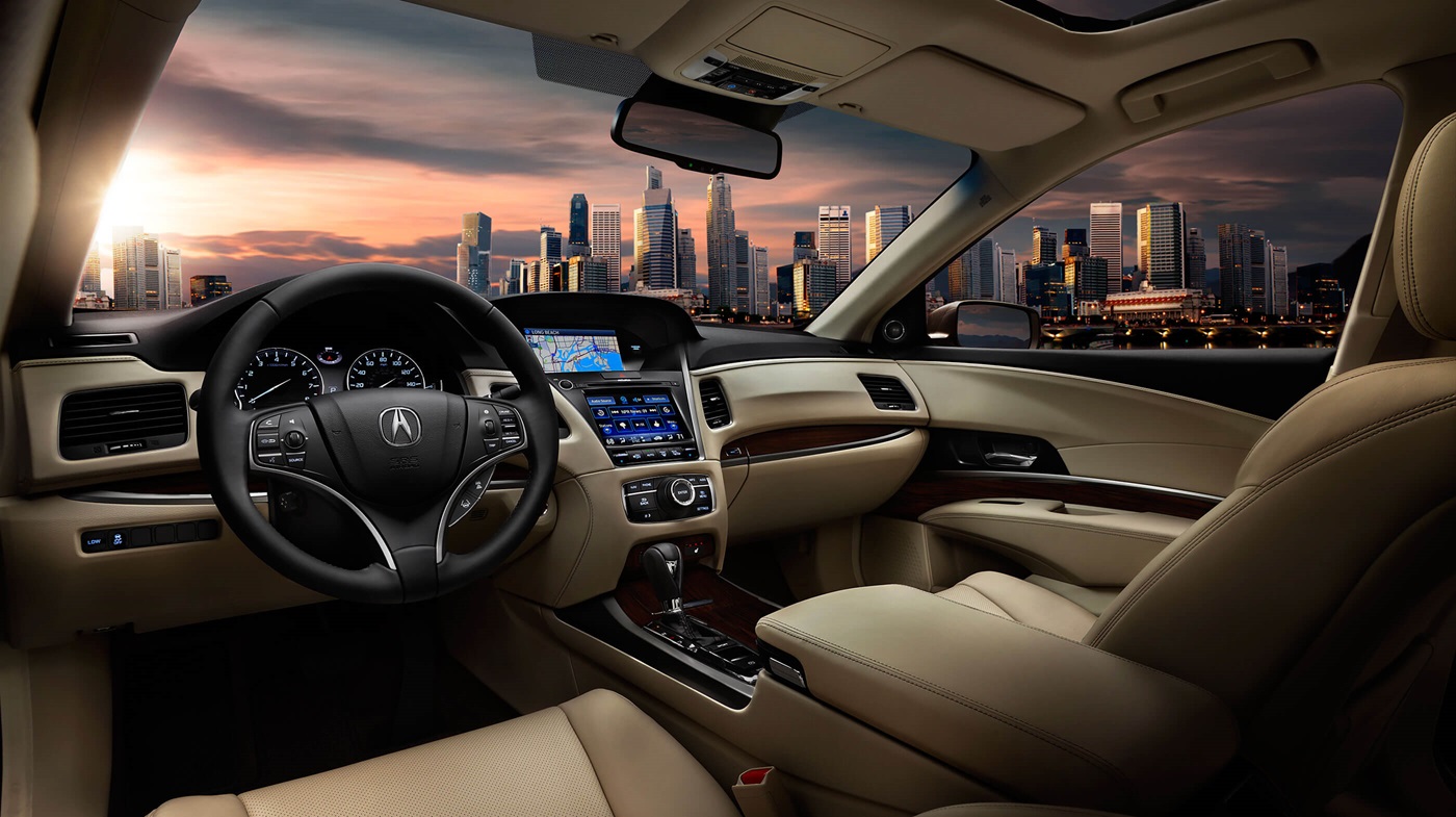 Interior of the 2017 RLX 