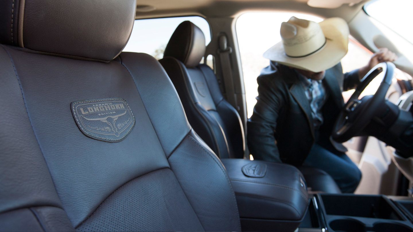 Interior of the 2018 Ram 3500