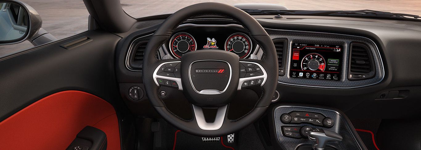 Interior of the Dodge Challenger