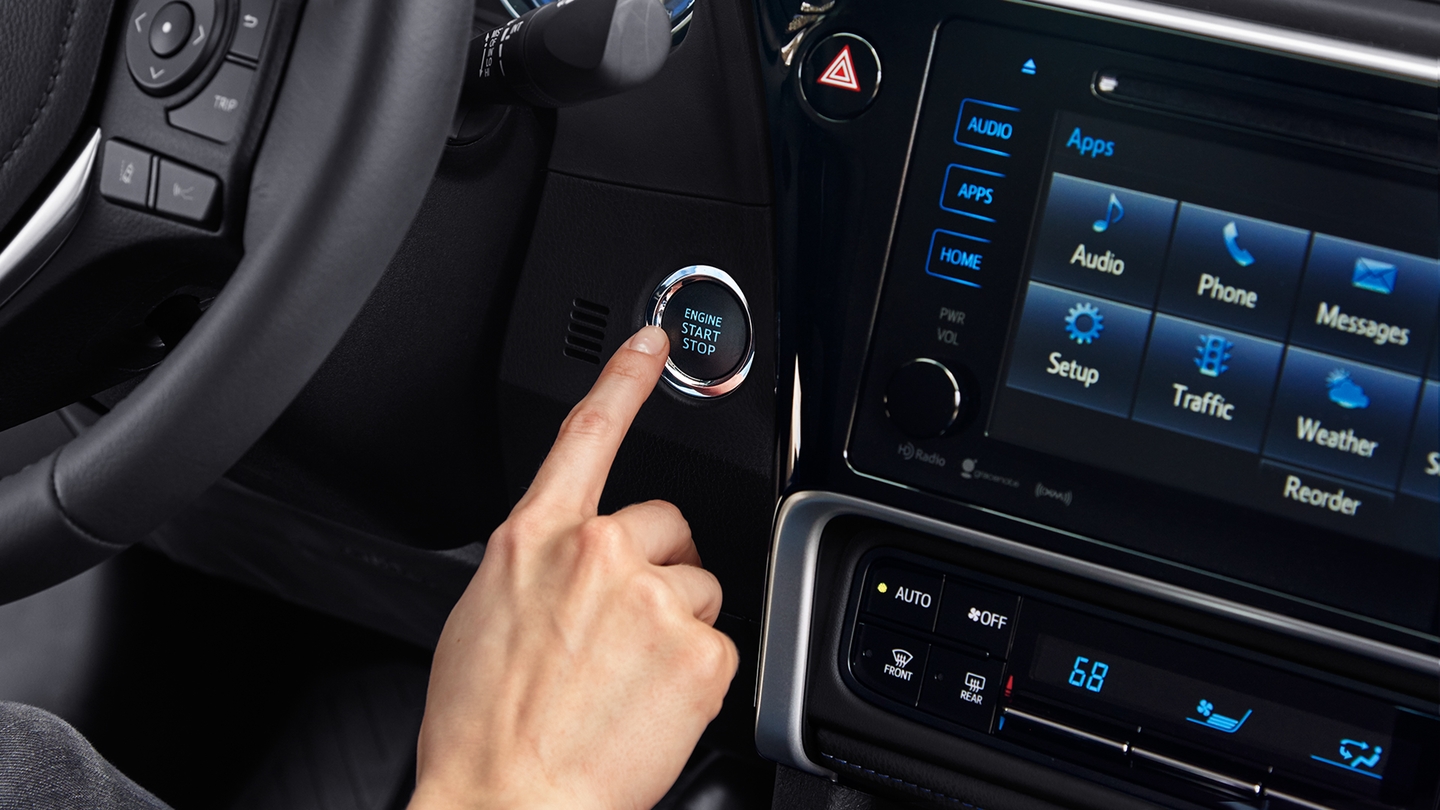 Cabin of the 2018 Corolla with Optional Features