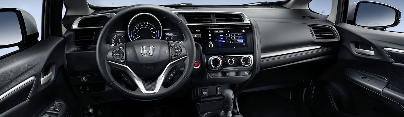 Interior of the Honda Fit