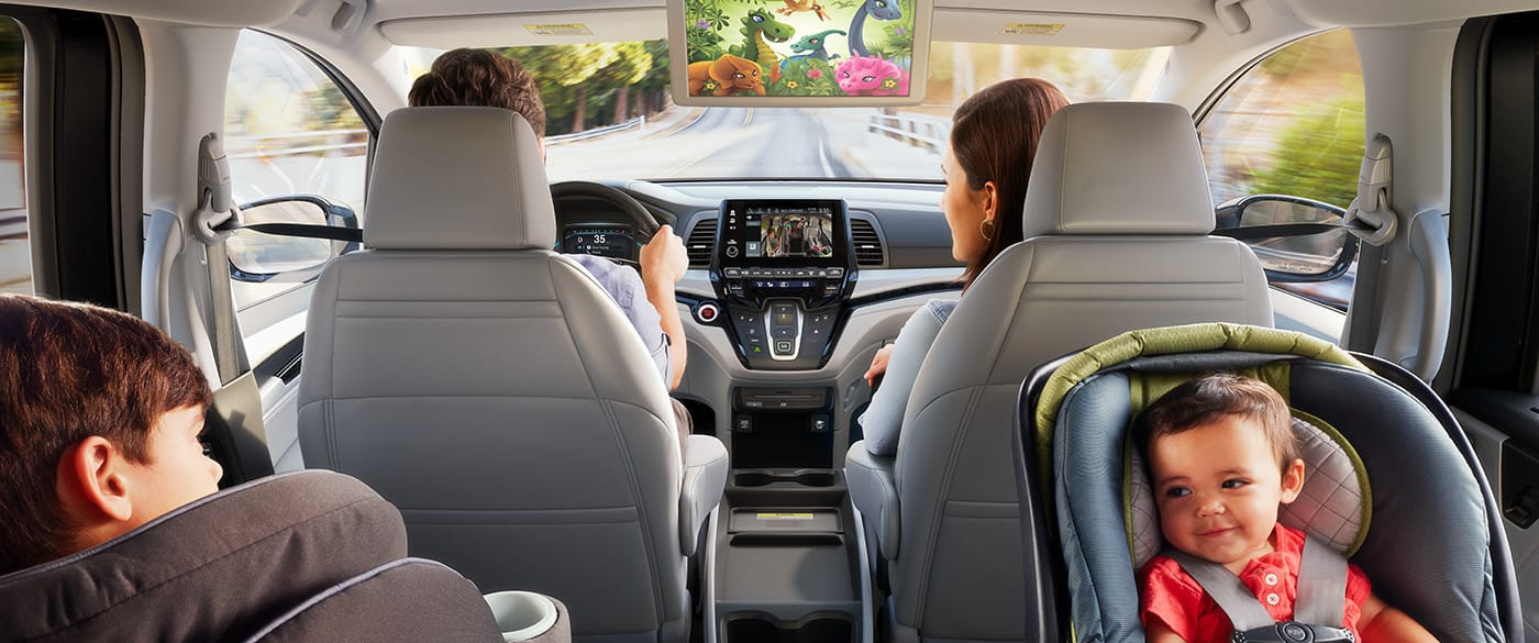 Interior of the Honda Odyssey