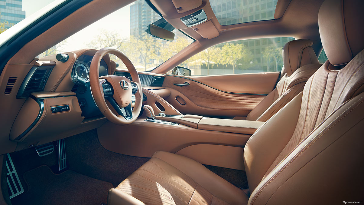 Interior of the LC 500