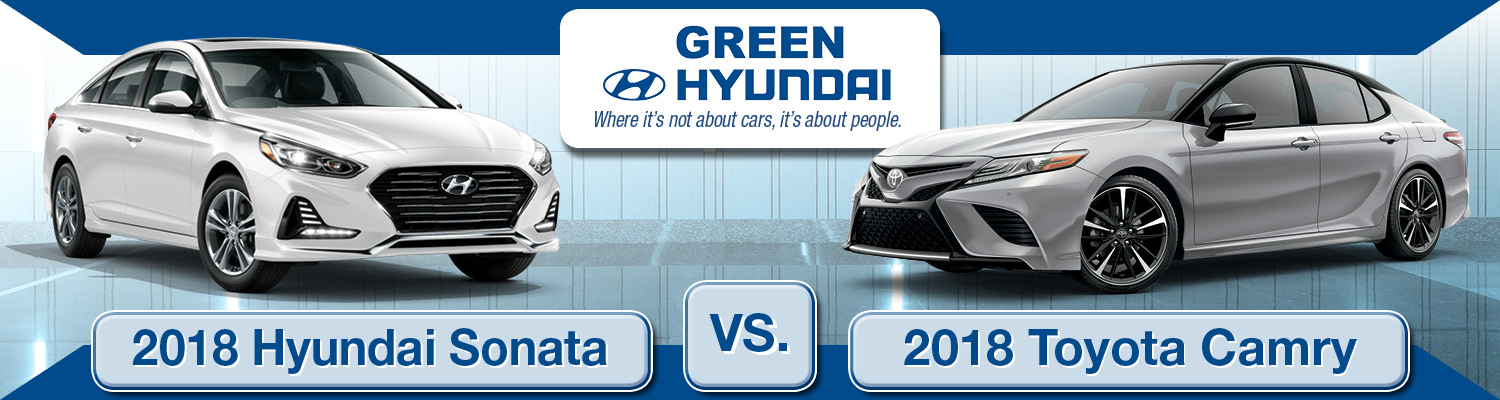 2018 Hyundai Sonata vs. 2018 Toyota Camry | Springfield, IL