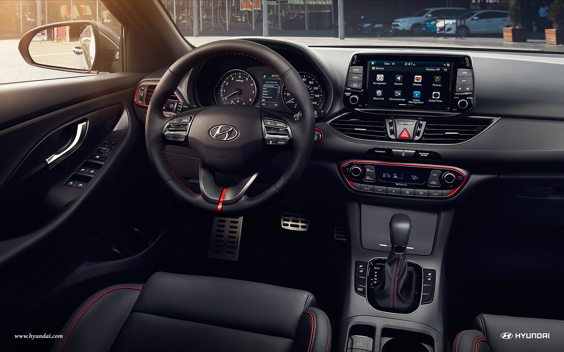2018 Elantra GT Cabin with Optional Technology