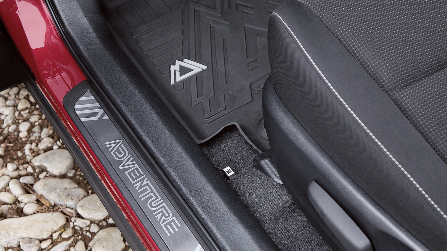 Interior of the RAV4 Adventure in Black