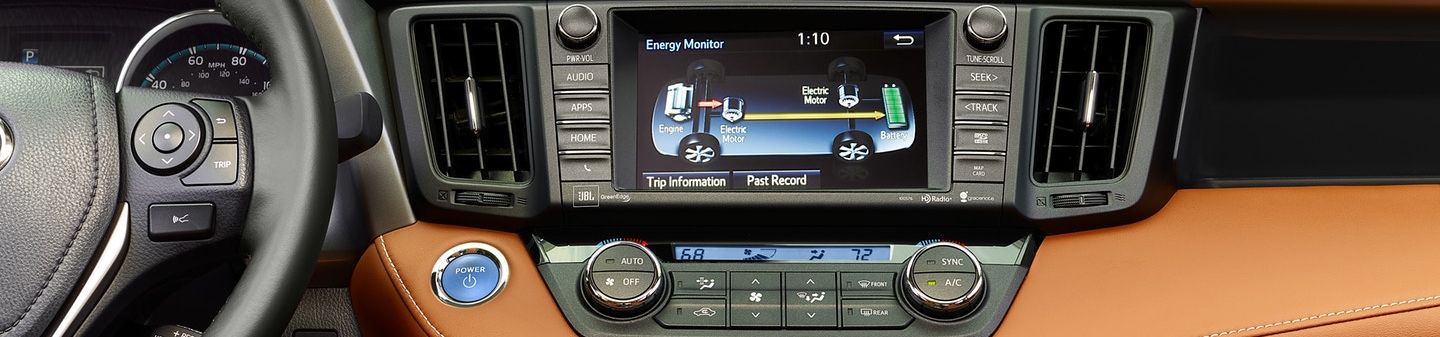 2018 Toyota RAV4 Hybrid Center Console