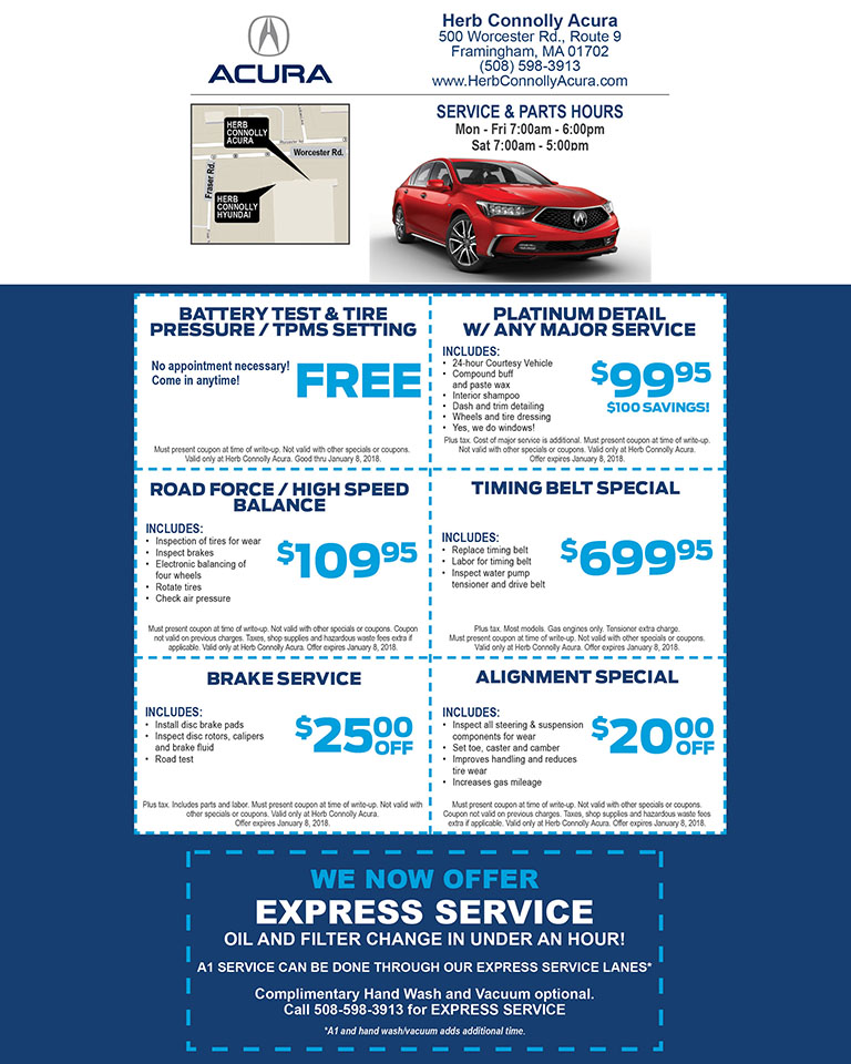 Printable coupons acura service