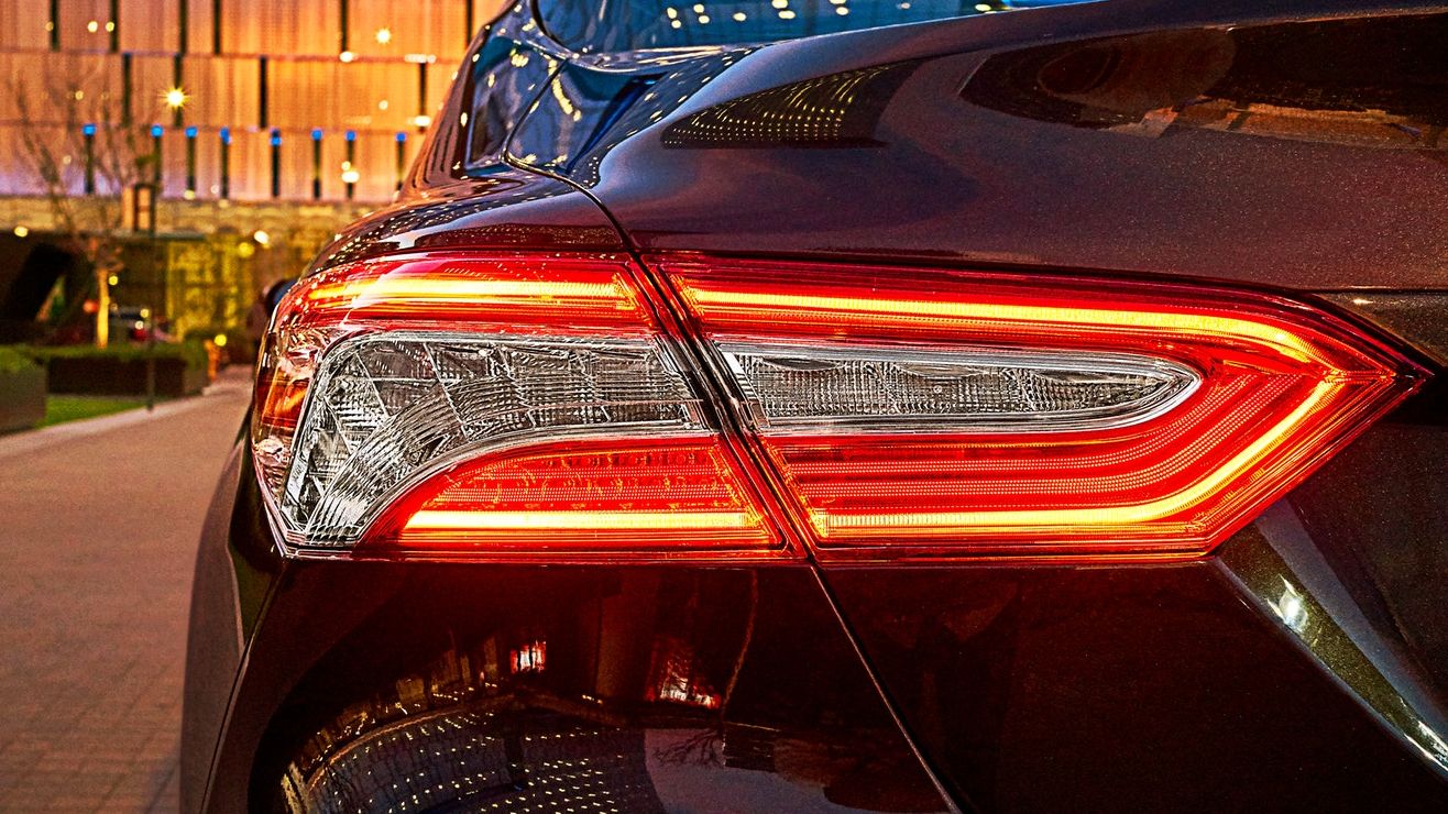2018 Toyota Camry's Crisp Taillight Design