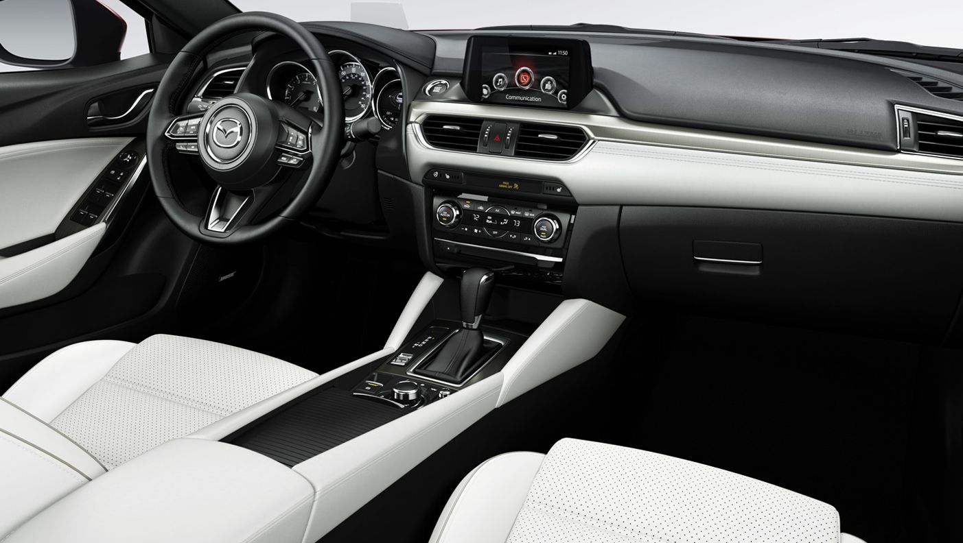 Interior of the 2017 Mazda6
