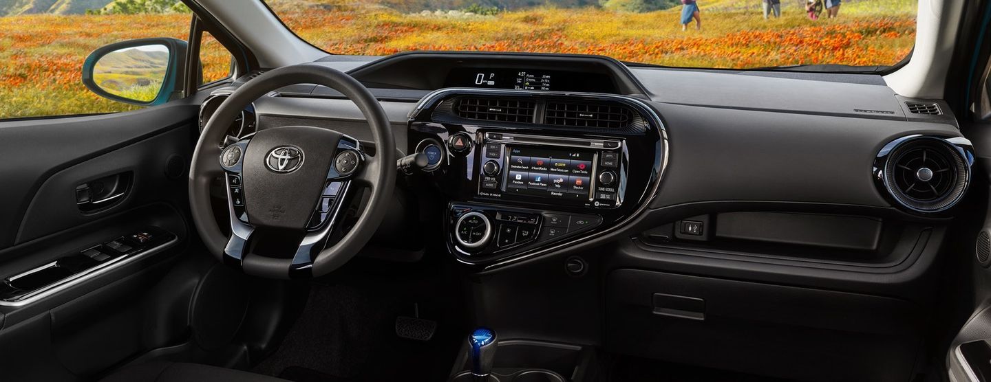 Accommodating Interior of the 2018 Toyota Prius c