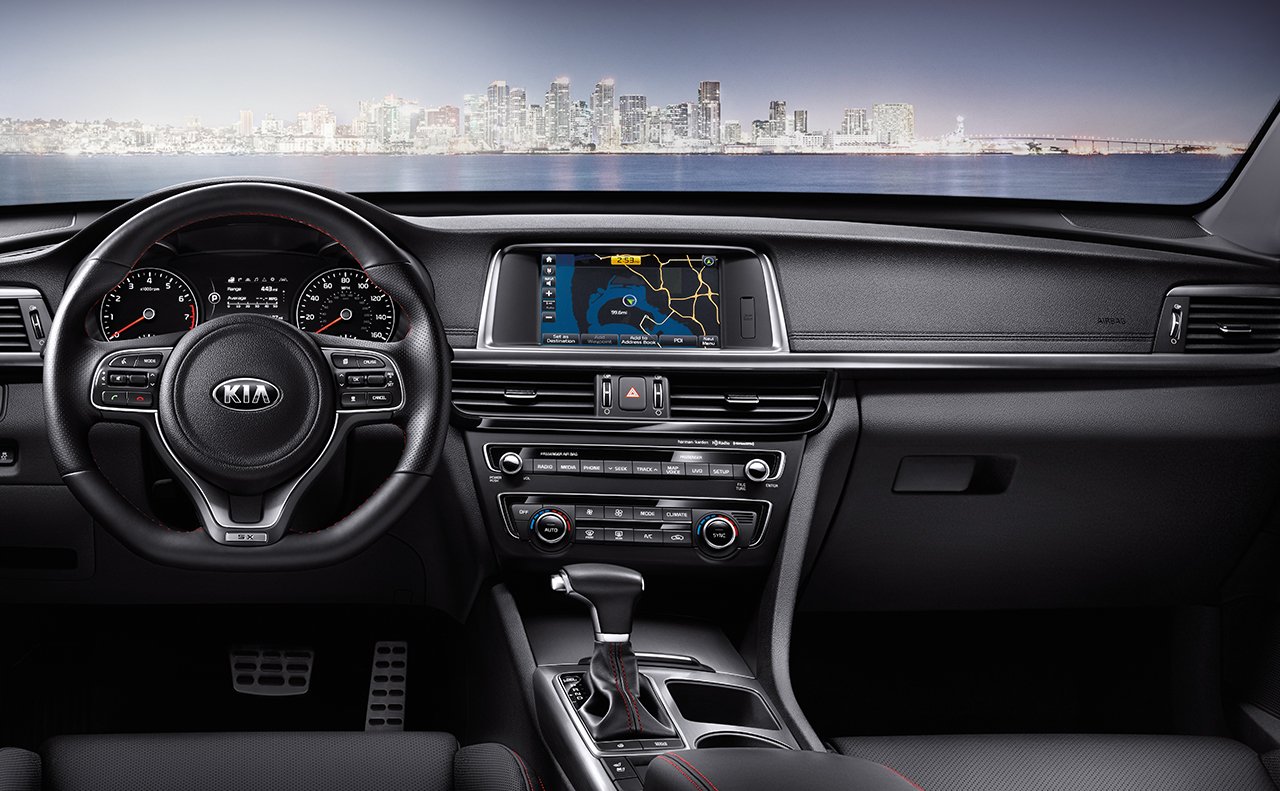 Interior of the 2018 Optima