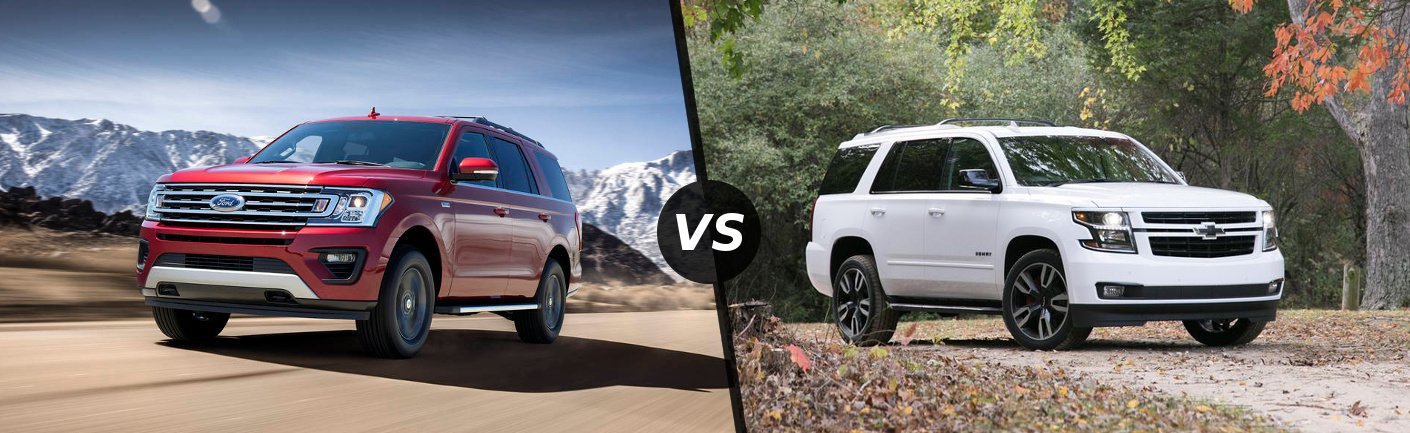 2018 Ford Expedition vs 2018 Chevy Tahoe in Carol Stream, IL 2018 Ford Expedition vs 2018 Chevy Tahoe in Carol Stream, IL