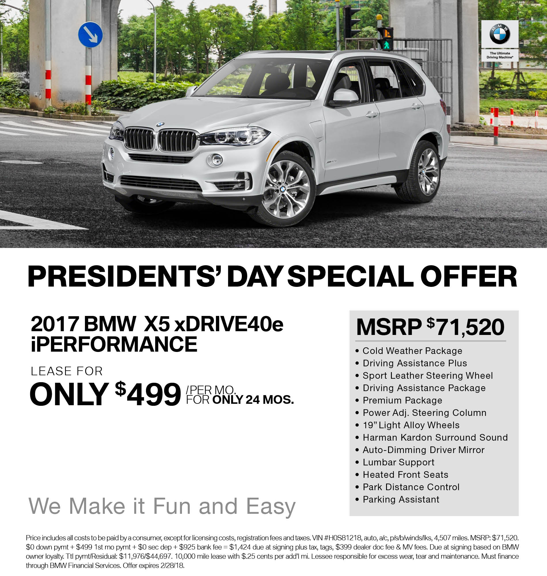 President's Day BMW of Bloomfield