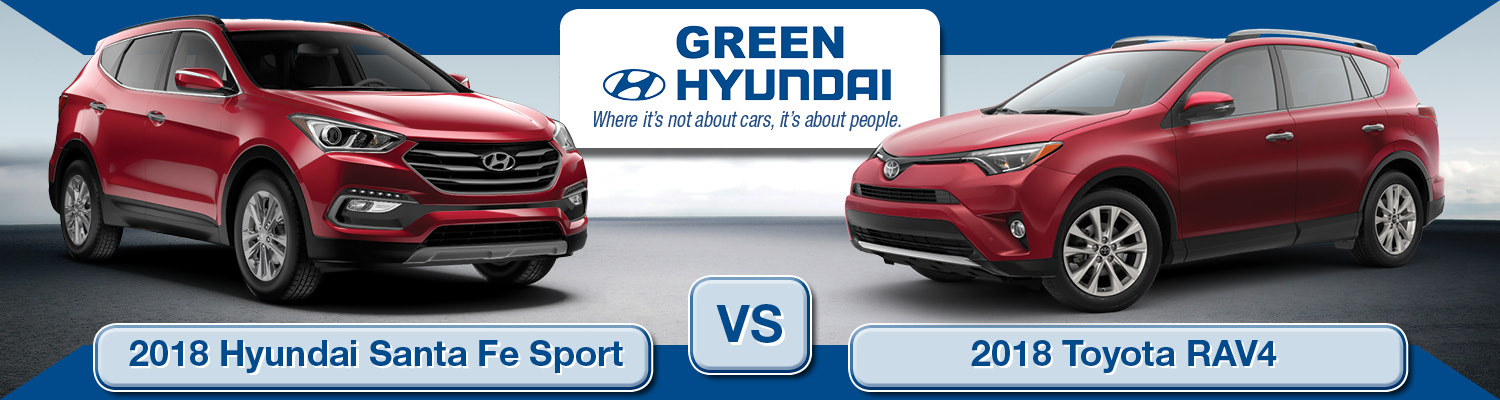 2018 hyundai santa fe sport vs toyota rav4 springfield il 2018 hyundai santa fe sport vs toyota