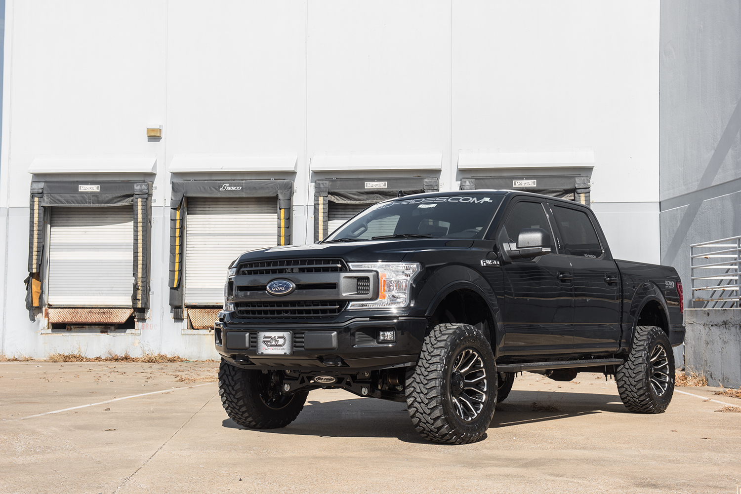 2018 Ford F-150 XLT Black RAD-Rides Lifted 4x4 Fuel Warrior Wheels