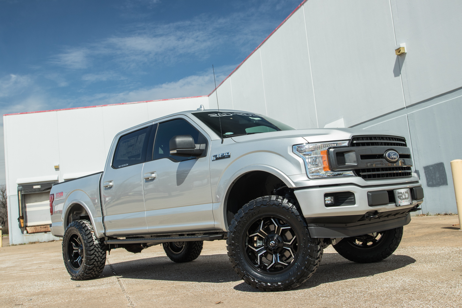 Lifted 4x4 2018 Ford F-150 RADX Stage 2 Silver Custom Truck - RAD-Rides