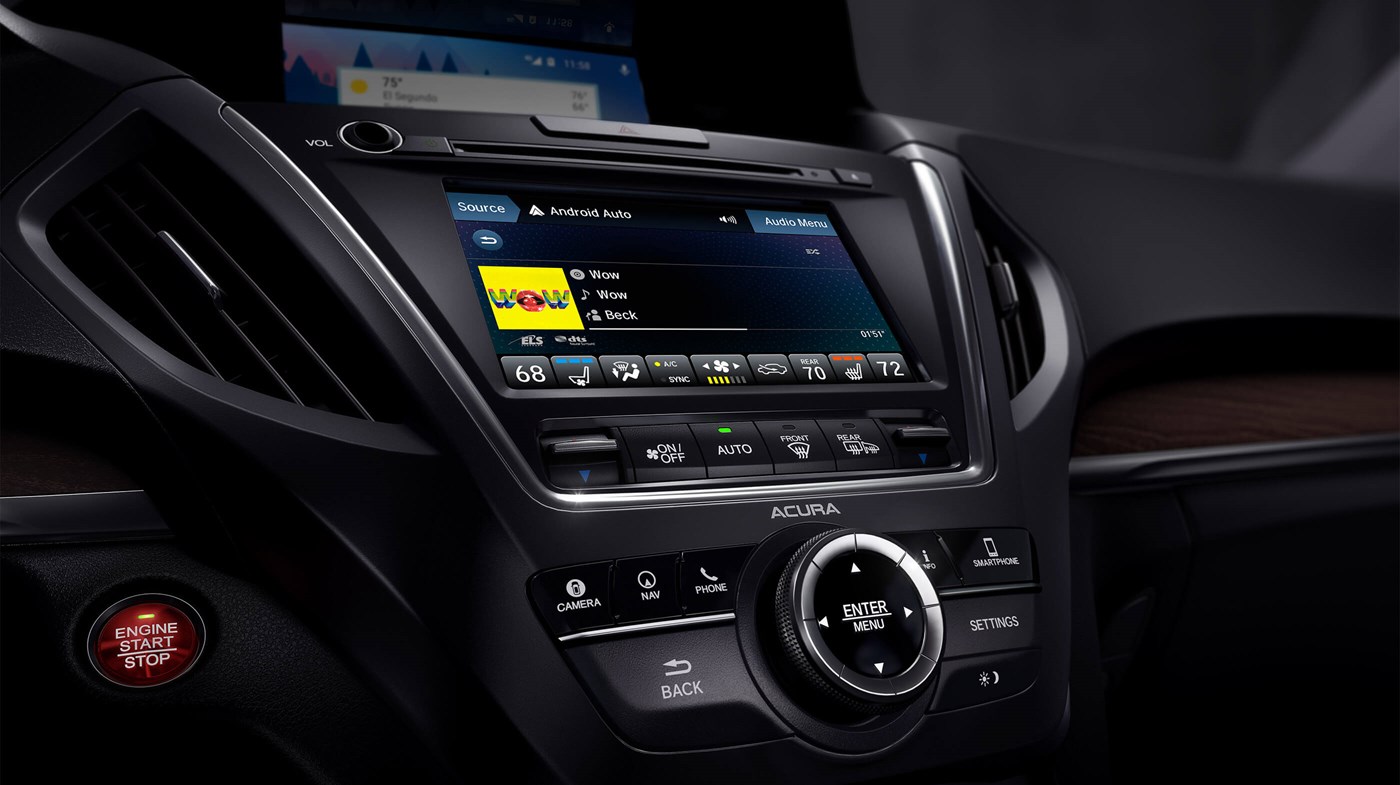 Tech-Loaded Interior of the 2018 Acura MDX