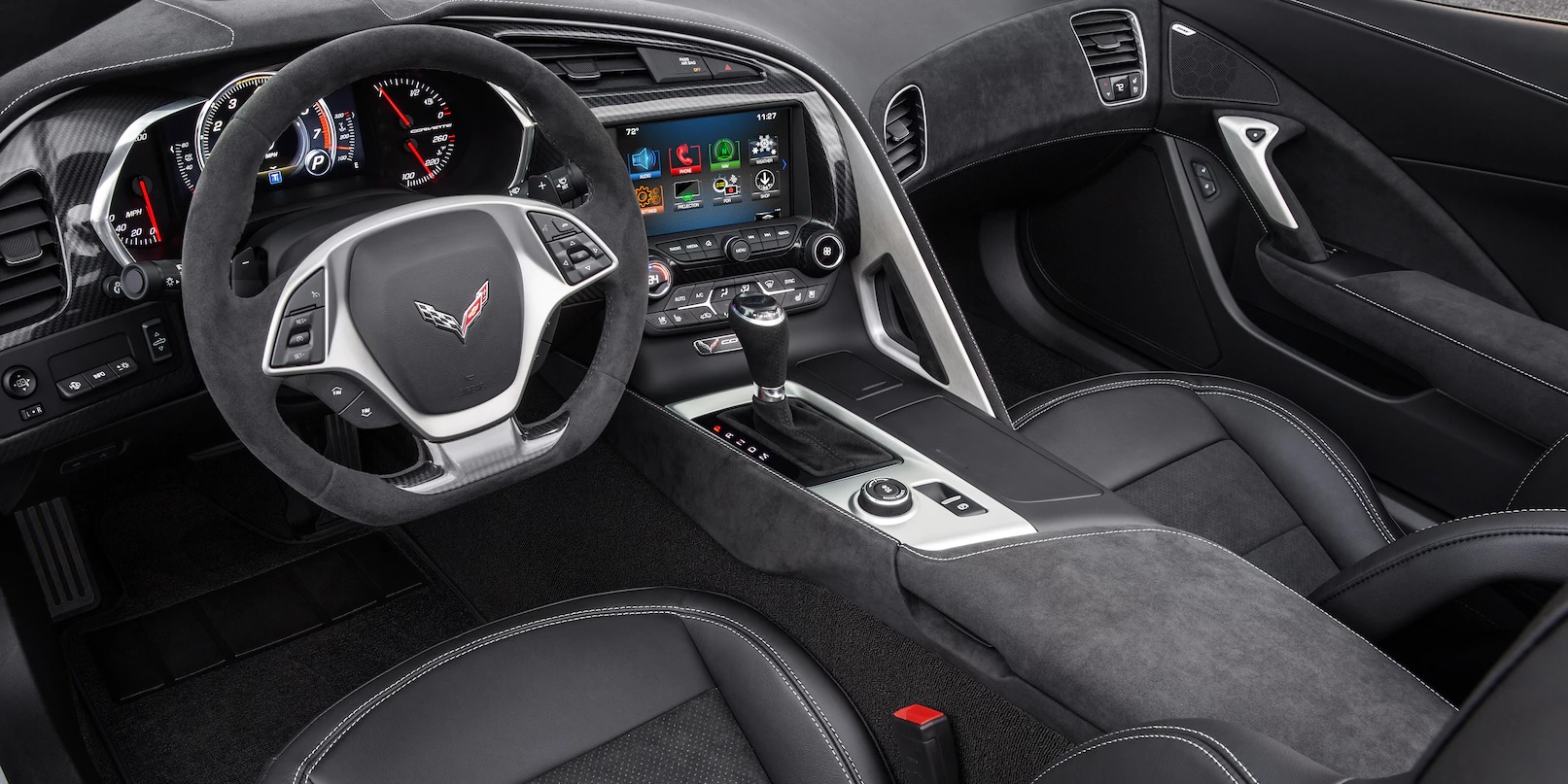 Interior of the 2018 Chevrolet Corvette