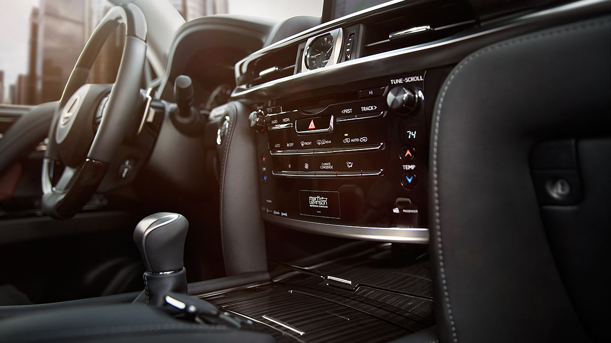 Interior of the 2018 Lexus LX 570