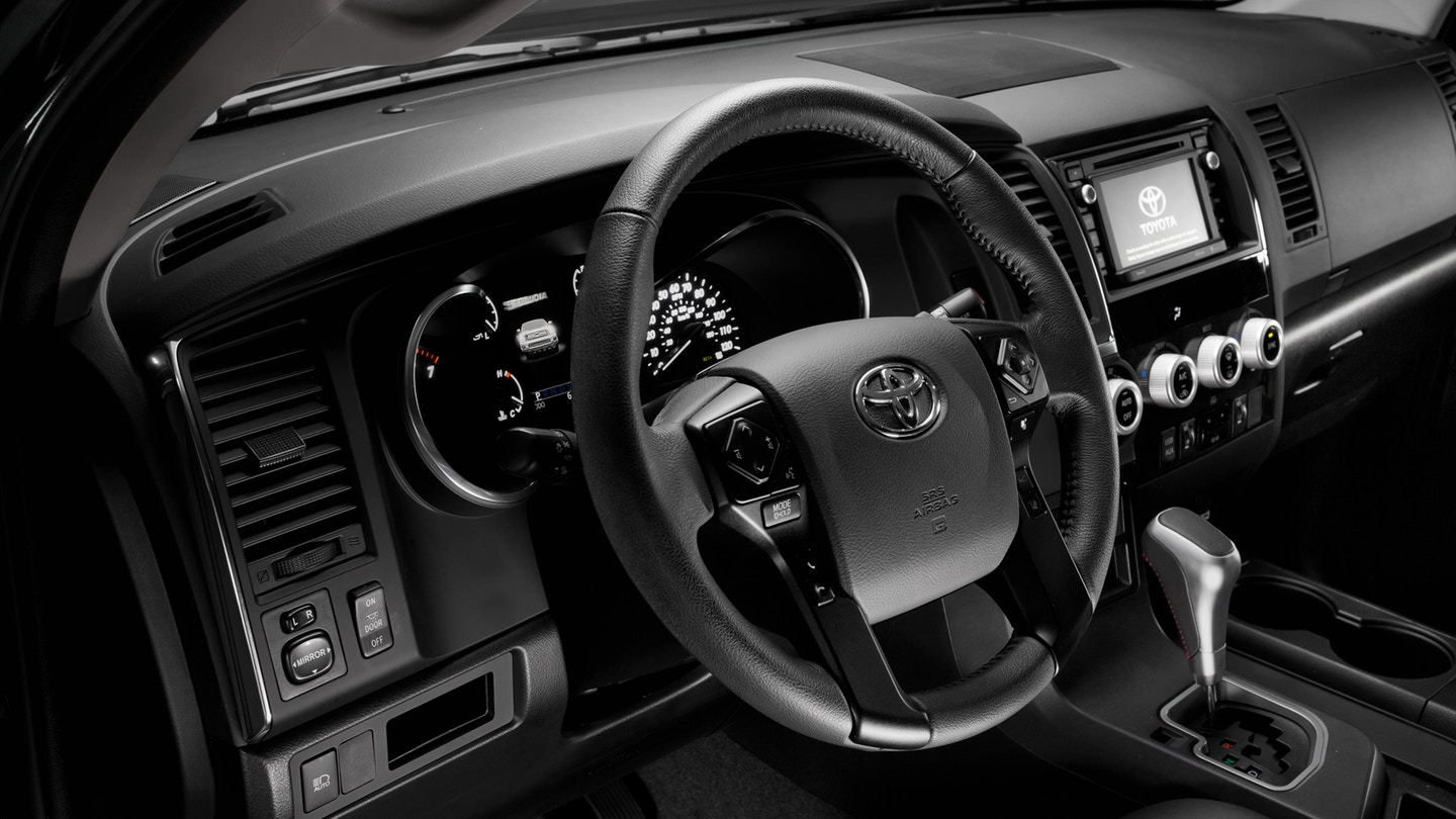 Interior of the 2018 Toyota Sequoia