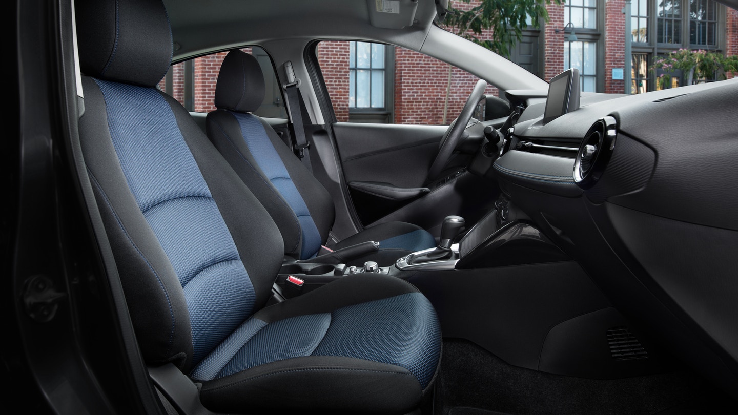 Interior of the 2018 Toyota Yaris iA