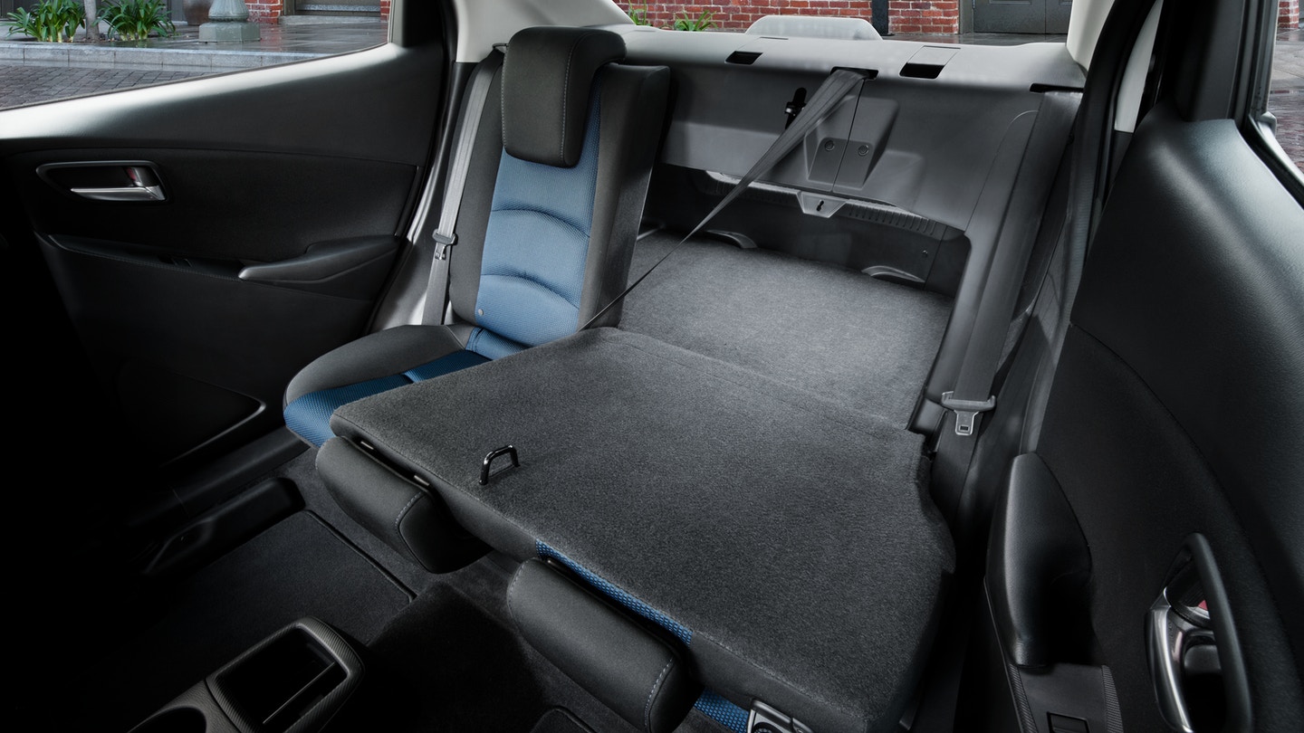 Interior of the 2018 Toyota Yaris iA