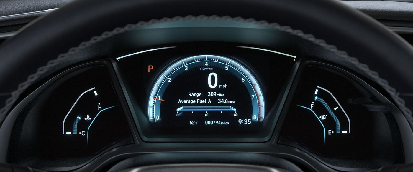 Interior of the 2018 Honda Civic