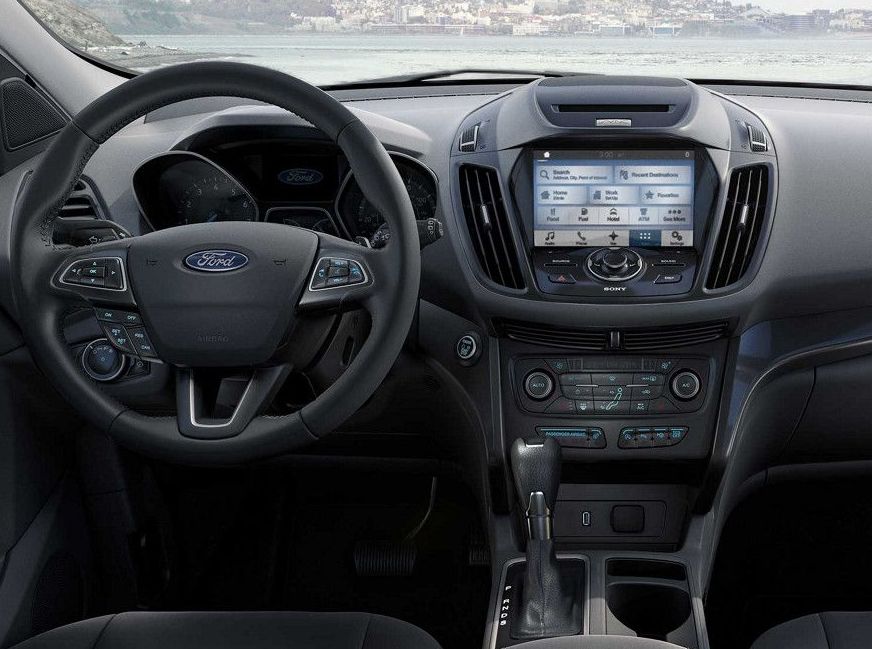 Interior of the 2018 Ford Escape