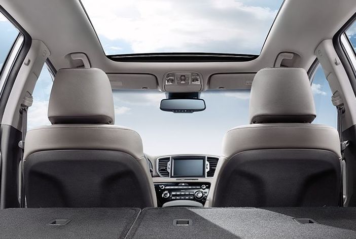 Interior of the 2018 Kia Sportage
