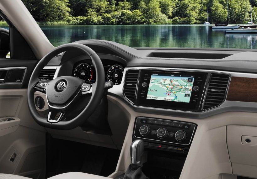 Interior of the 2018 Volkswagen Atlas