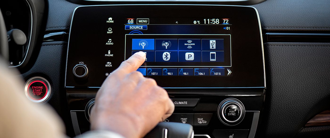 Interior of the 2018 Honda CR-V