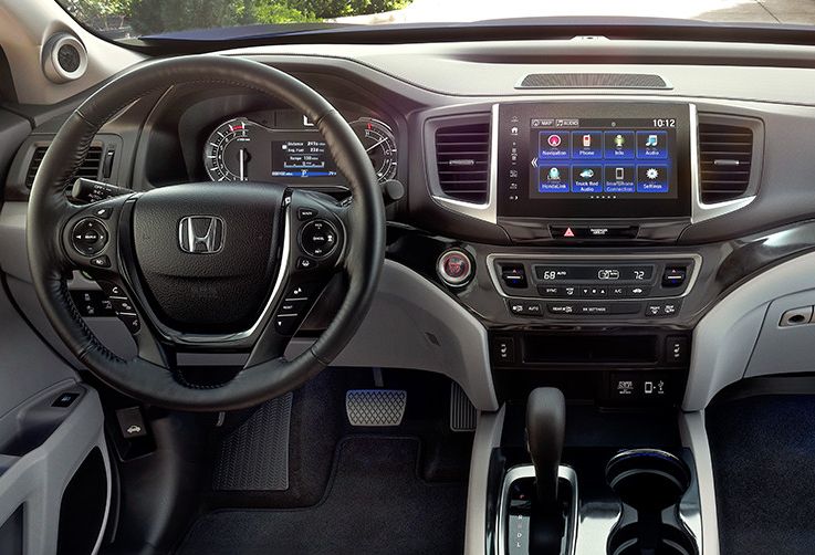 Interior of the 2019 Honda Ridgeline