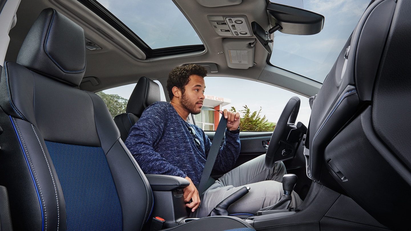 Interior of the 2018 Toyota Corolla