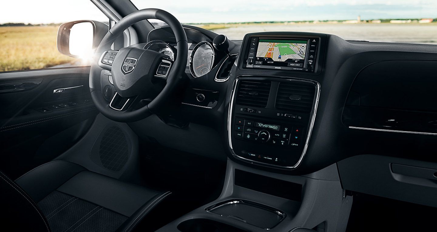 Interior of the 2018 Grand Caravan
