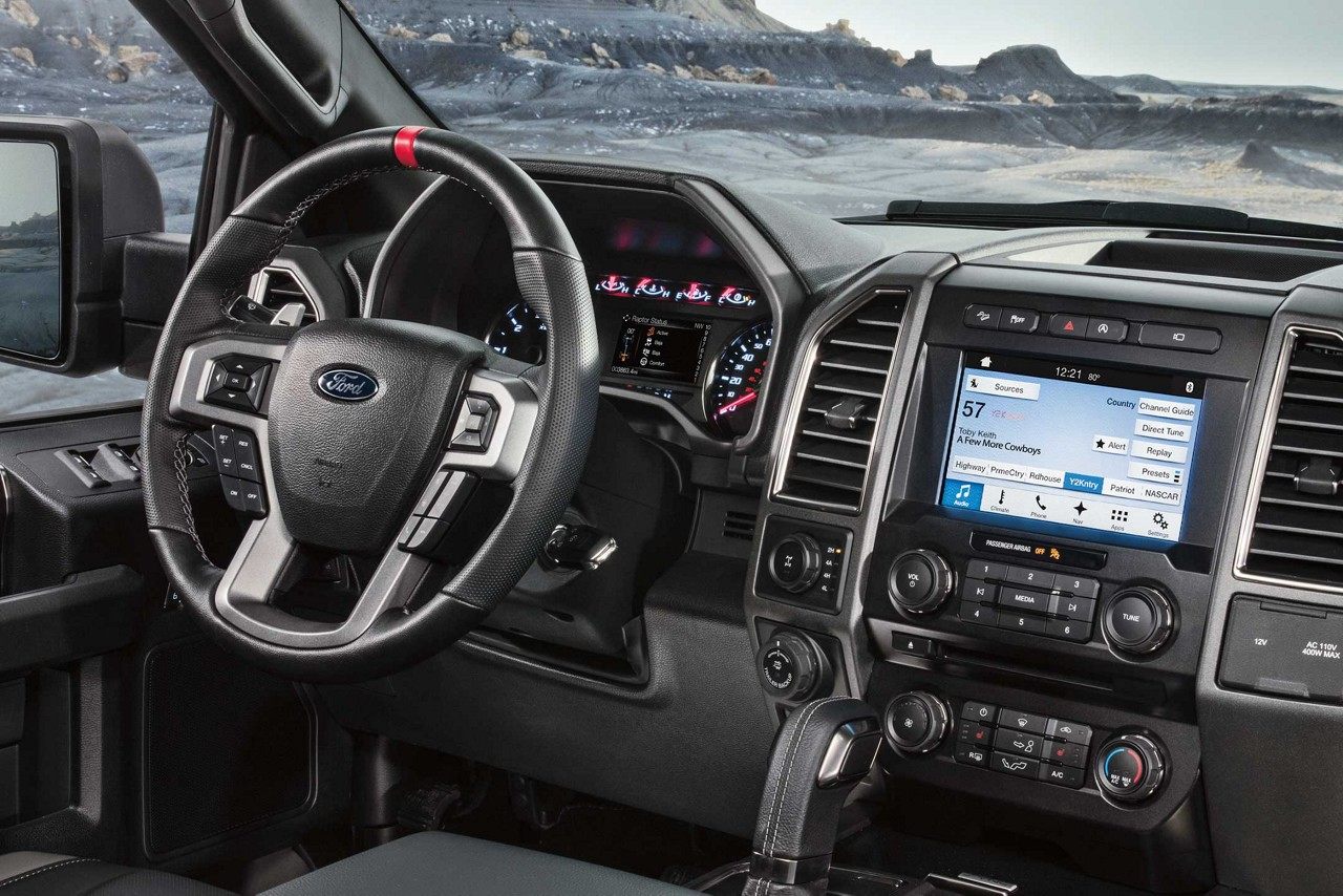 Interior of the 2018 Ford F-150