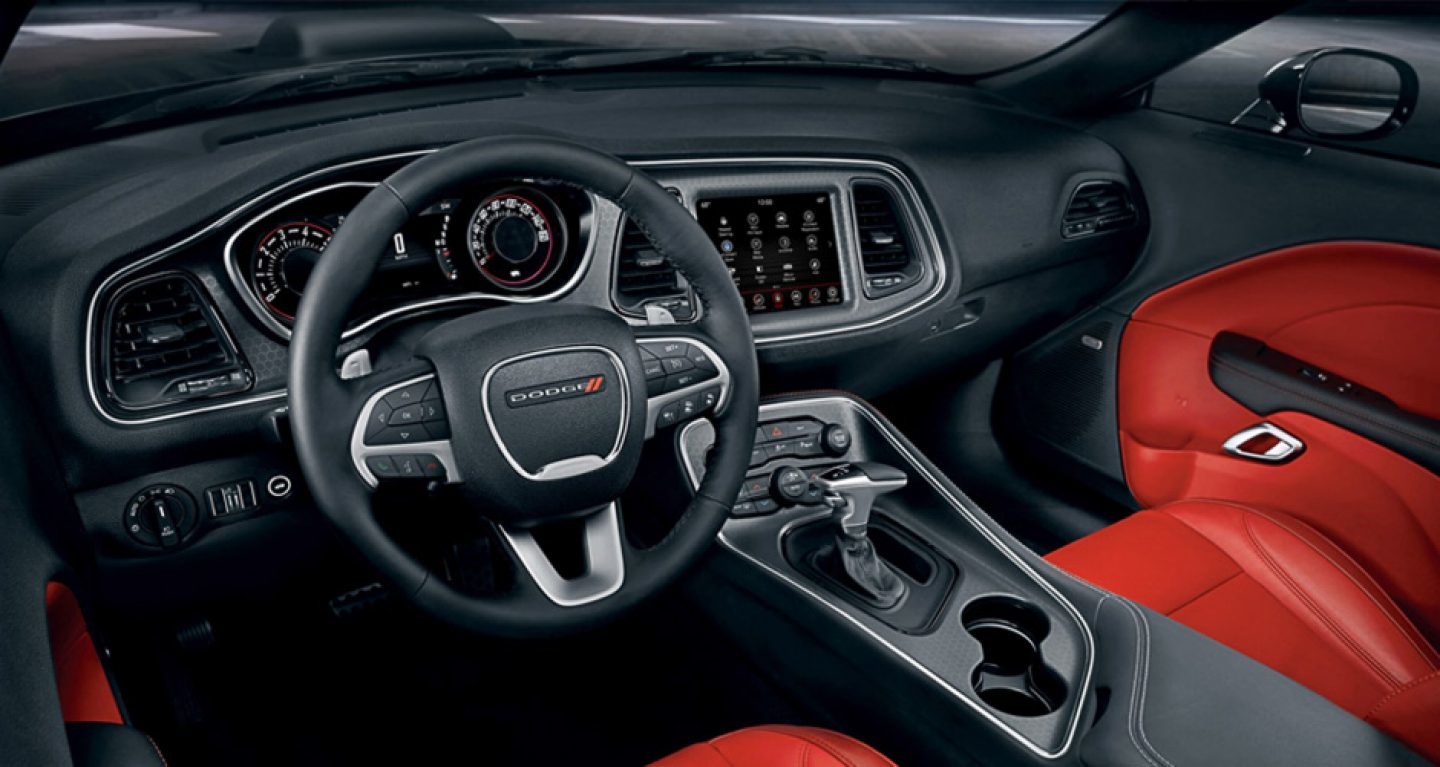 Interior of the 2018 Dodge Challenger